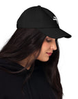 black cap woman
